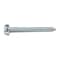 Midwest Fastener Sheet Metal Screw, #10 x 2 in, Zinc Plated Steel Flange Hex Head Slotted Drive, 100 PK 02941 - alternate 1